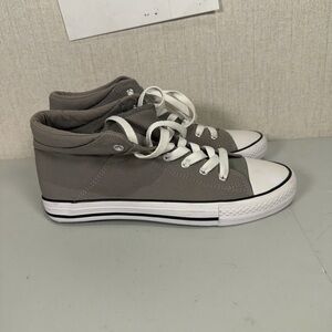 Falls Creek Womens High Top Sneakers Grey Womens Memory Foam size 9M nwob